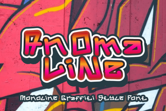 Anomaline: A Bold Monoline Typeface for Digital Campaigns