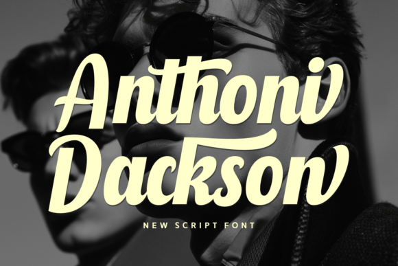 Anthoni Dackson: A Script Font for Editorial Elegance