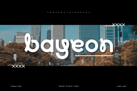 Bayeon: A Bold Script Font for Branding