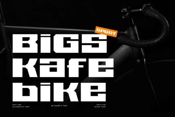 Bigskafe Bike: A Bold Sans Serif Font for Editorial Impact