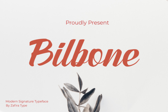 Bilbone: A Bold Script Font for Modern Branding