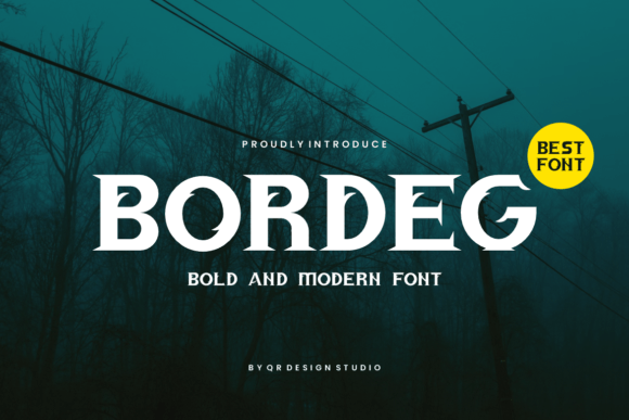 Bordeg: A Distinctive Typeface for Small Business Branding