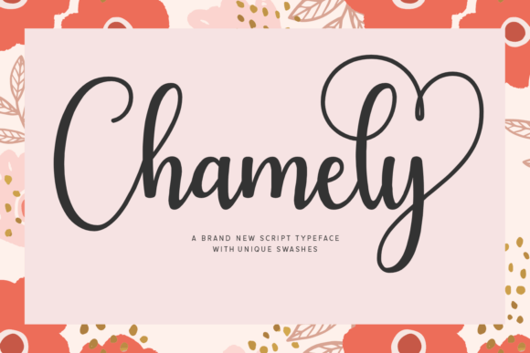 Chamely: A Script Font for Editorial Elegance