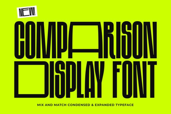 Comparison Display Typeface Review