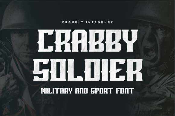 Crabby Soldier: A Bold Serif Typeface for Editorial Design