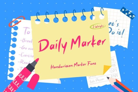 Daily Marker Font: A Designer’s Branding Story