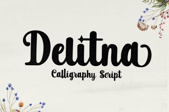 Delitna: A Script Font for Modern Web Design