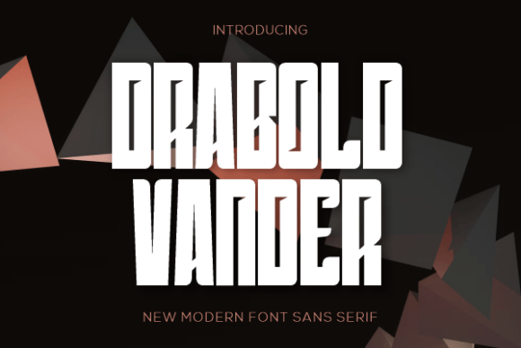 Drabold Vander: The Bold Typeface for Impact