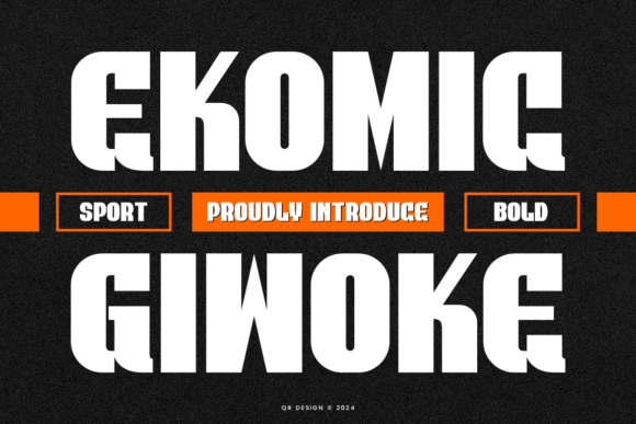 Ekomic Giwoke: A Bold Sans Serif Font for Branding