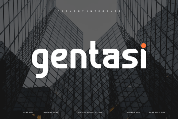 Gentasi: A Bold Sans Serif Font for Branding