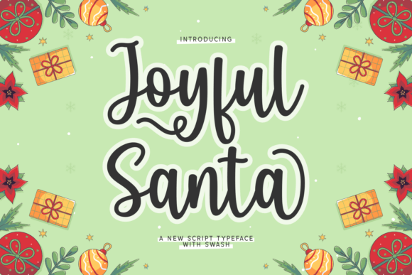 Joyful Santa Font Review for Festive Branding