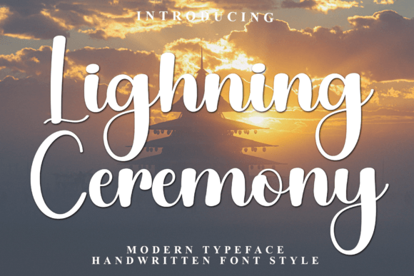 Lighning Ceremony Font for Bold Branding