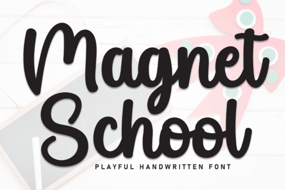 Magnet School: A Playful Handwritten Font for Web Design