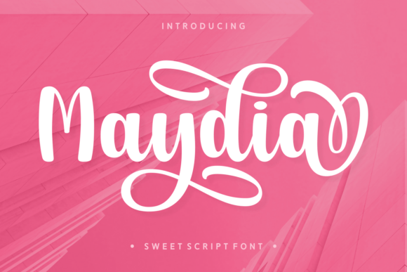 Maydia: A Bold Script Font for Editorial Warmth