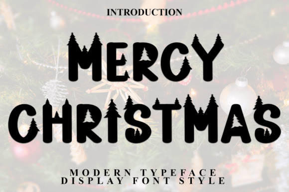 Mercy Christmas Font for Festive Web Design
