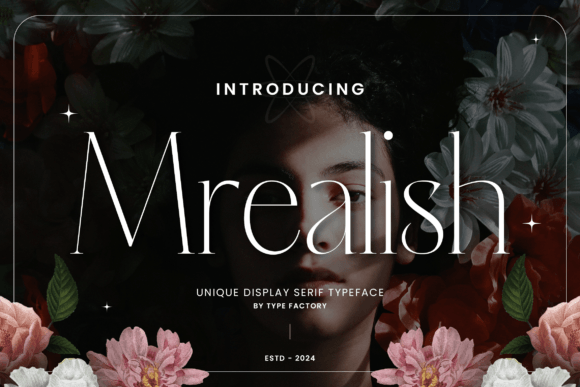 Mrealish Font: A Bold Serif for Makers
