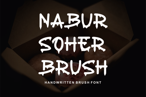 Nabur Soher Brush Font for Makers