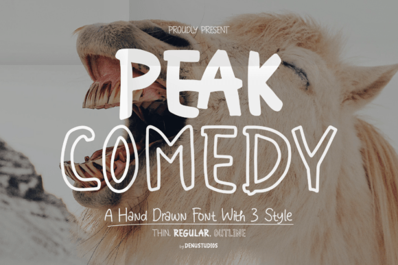 Peak Comedy: A Playful Font for Makers
