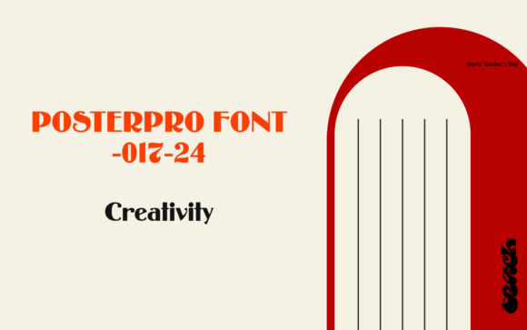 Poster Pro: A Bold Sans Serif Typeface for Editorial Impact