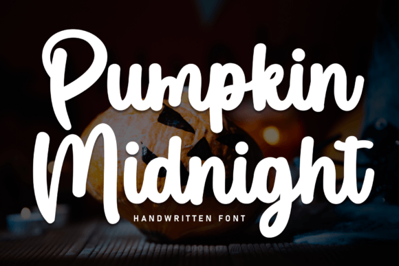 Pumpkin Midnight: A Bold Handwritten Font for Branding