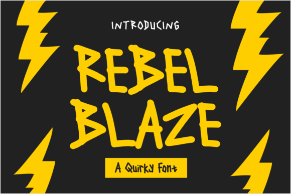 Rebel Blaze: The Quirky Font for Bold Campaigns