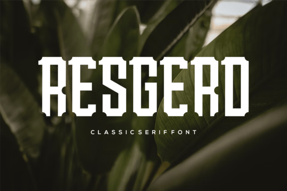 Resgerd: The Slab Serif Font That Elevates Brand Identity