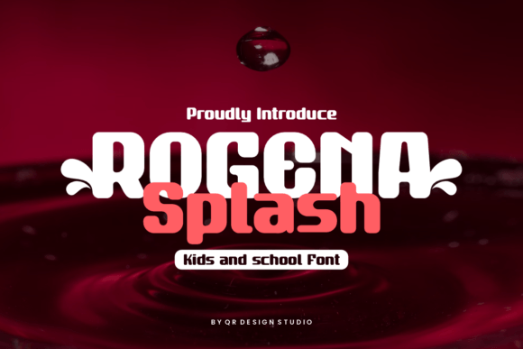 Rogena Splash: A Bold Typeface for Branding