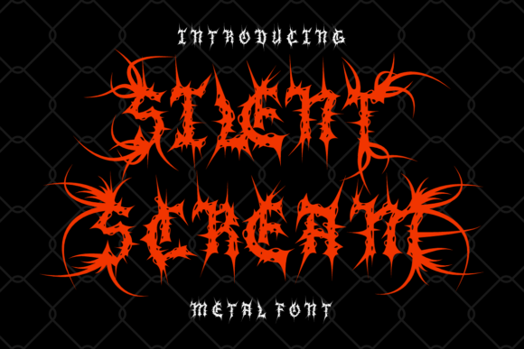 Silent Scream Typeface for Bold Editorial Design