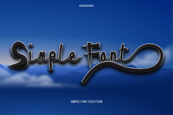 Simple Font: A Bold Typeface for Branding