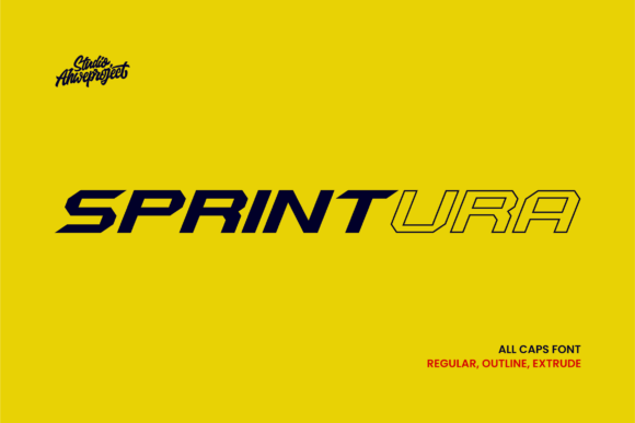 Sprintura: A Bold Typeface for Modern Brands