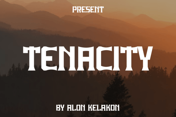 Tenacity Font: Bold Serif for Campaigns