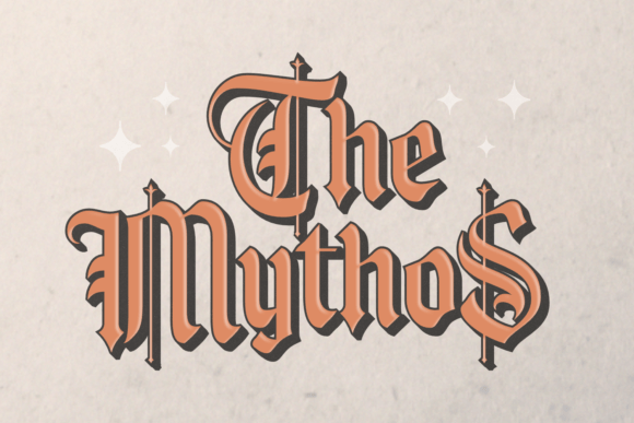 The Mythos: A Bold Blackletter Font for Campaigns