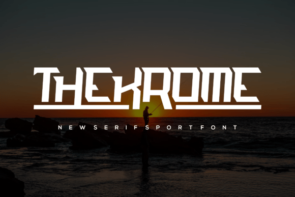 Thekrome: A Bold Display Font for Web Design
