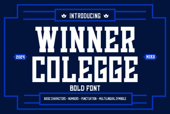 Winner Colegge: A Bold Serif Font for Branding