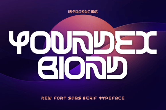Youndex Biond: A Bold Typeface for Modern Editorial Design